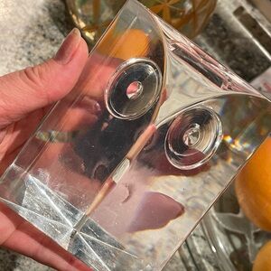 Clear Acrylic Decorative Block